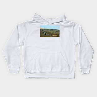 Sicilian Landscape with Farmhouses. 2011 Kids Hoodie